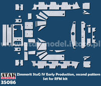 Zimmerit StuG IV Early Production - Second Pattern (for Rye Field Model kits)