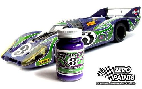 1019 Porsche 917 Purple Hippie (Psychedelic Martini Racing Team) Matt - Image 1