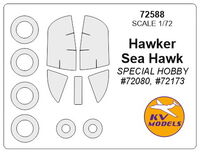 Hawker Sea Hawk (Special Hobby) + wheels masks