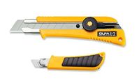 Heavy-Duty Ratchet-Lock Utility Knife with Rubber Grip Insert (L-2)