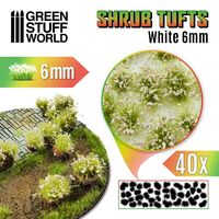 Shrub Tufts 6mm - White Green