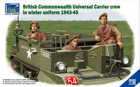 British & Commonwealth Universal Carrier crew in winter uniform 1943-1945