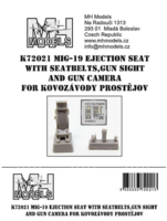 Mig-19 ejection seat with seatbelts, gun sight and gun camera - Image 1