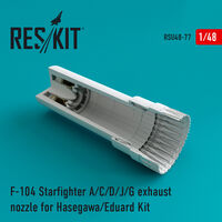 F-104 Starfighter (A/C/D/J/G) exhaust nozzle for Hasegawa/Eduard Kit