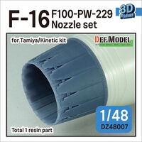 F-16 F100-PW-229 Nozzle Set (For Tamiya, Kinetic) - Image 1