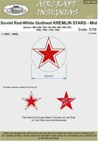 Soviet Red-White Outlined Kremlin Stars - Mid - Image 1