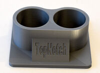 Microsol Bottle holder - Silver Grey (1 piece)