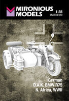German D.A.K. BMW R75 N. Africa, WWII - Image 1
