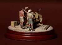 DAK crew for 2 cm Flak 38. 4 figures