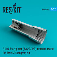 F-104 Starfighter (A/C/D/J/G) exhaust nozzle for Revell/Monogram Kit