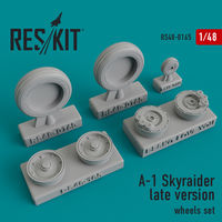 A-1 Skyraider late version wheels set