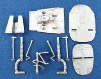 Consolidated B-24 Liberator - Landing Gear (designed to be used with Hasegawa and Eduard kits)