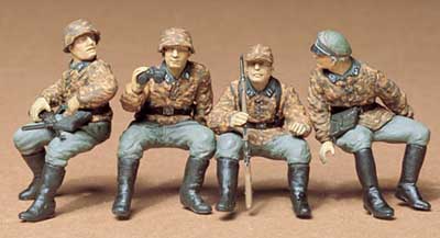 Ger.Soldiers Seated - Image 1