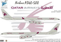 Airbus A340-500 Conversion  Qatar Decals - Image 1