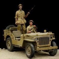 British Driver & Tommy Western Desert WWII - Image 1