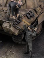 German tankers loading ammo