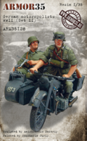 German motorcyclists WWII, (Set II) - Image 1