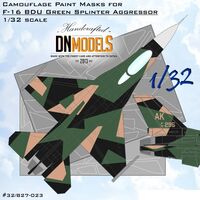 Camouflage Paint Masks For F-16C BDU Green Splinter Aggressor