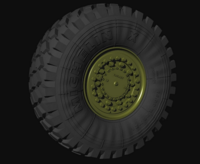 Kamaz  53949 “Typhoon” Road wheels