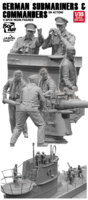 German Submarines & Commanders Set of 6 Resin Figures - Image 1