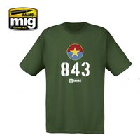 AMMO 843 VIETNAMESE T-54 T-SHIRT Size S