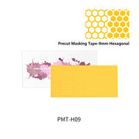 PMT-H09 9mm Precut Masking Tape - 9mm Hexagonal