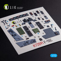 F-15C Interior 3D Decals For FineMolds Kit - Image 1