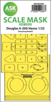 A-20G Havoc one-sided express self adhesive mask for HK Model - Image 1