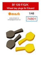 Messerschmitt Bf-109 F/G/K Wheel Bay Plugs (for Eduard kits)