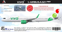 Airbus A321 Neo Viva LR 2024 Liverie