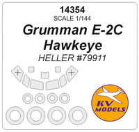 Grumman E-2 Hawkeye (HELLER #79911) + wheels masks - Image 1