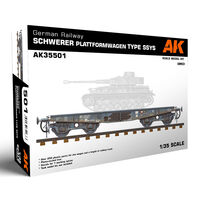 German Railway Schwerer Plattformwagen Type SSYS - Image 1