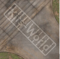8th AF England 1944 Diorama Self-Adhesive Matt Vinyl - Model Airfield Base (225mm x 225mm)