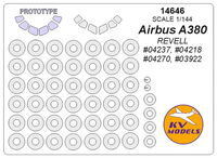 Аirbus 380 + Аirbus 380 (prototype mask) - (REVELL) + wheels masks - Image 1