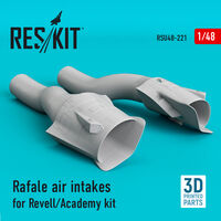 Rafale air intakes for Revell/Academy kit (3D Printing)