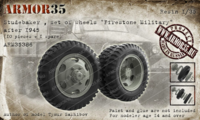 Studebaker set of wheels Firestone Military after 1945 - Image 1