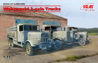 Wehrmacht 3-axle Trucks (Henschel 33D1, Krupp L3H163, LG3000)