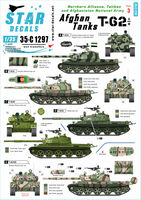 Afghan Tanks T-62. Northern Alliance, Taliban & Afghanistan National Army. T-62A and T-62AM. - Image 1