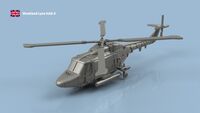 Westland Lynx HAS-3 / HAS-4FN unfolded blades - 3D printing (1 helicopter)
