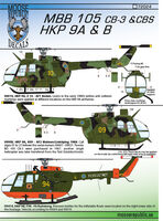 MBB Bo-105 CB3 / CBS (HKP 9A/B) Decals - Image 1