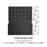 SP-ES08 Sanding Paper 800 Grit (For Flat Sanding Heads) (5pcs)
