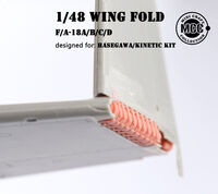 Folding wings for F/A-18 A/B/C/D 3D-Printed (for Hasegawa and Kinetic Model kits)