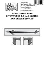 Mi-24 Hind Pitot Tubes And DUAS System For Zvezda/Eduard - Image 1