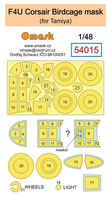 Vought F4U Corsair Birdcage Masks (for Tamiya kits) - Image 1