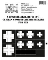 Heinkel He-111Z-1 German Crosses airbrush mask