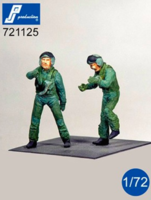 F-16/ F-18 pilots standing/ boarding - 2 figures - Image 1