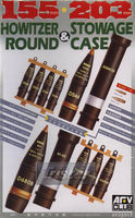 155/203mm HOWITZER ROUND and STOWAGE CASE