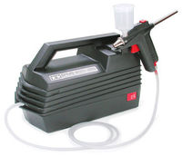 SPRAY-WORK BASIC AIR COMPRESSOR w/AIRBRUSH - Image 1