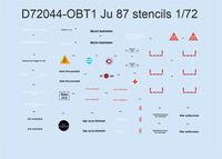 Ju 87 stencils ACADEMY/AIRFIX/ITALERI/REVELL