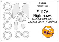 F-117A Nighthawk (HASEGAWA) + wheels masks - Image 1